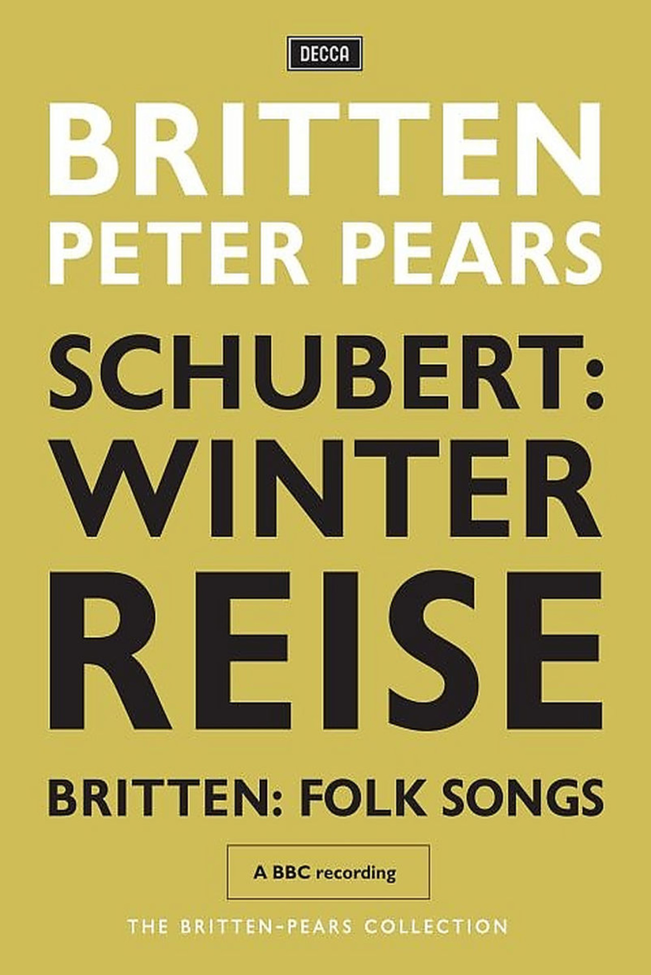 SCHUBERT Winterreise / Pears | Deutsche Grammophon