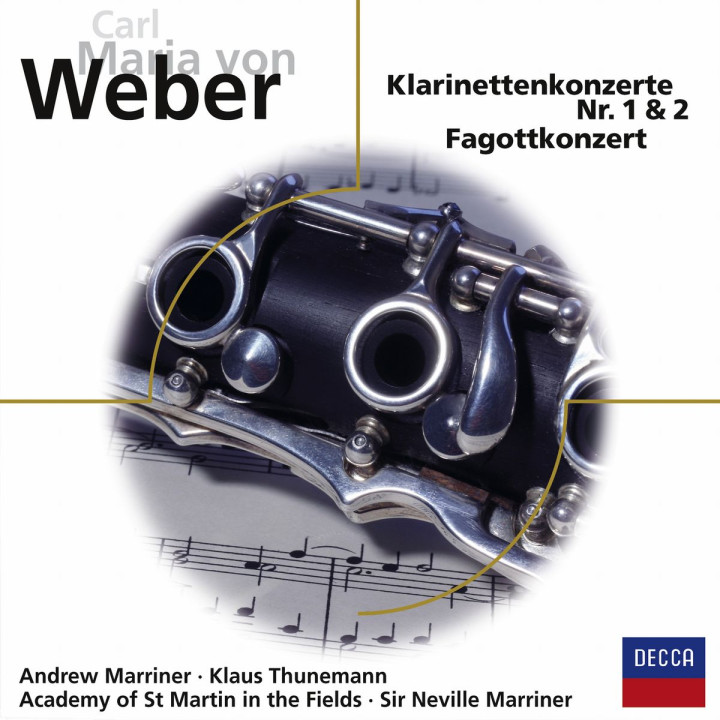 Carl Maria von Weber: Klarinettenkonzerte Nr. 1 & 2, Fagottkonzert 0028948012587
