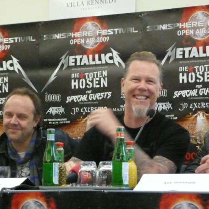 Metallica – Pressekonferenz Sonisphere Festival 2009