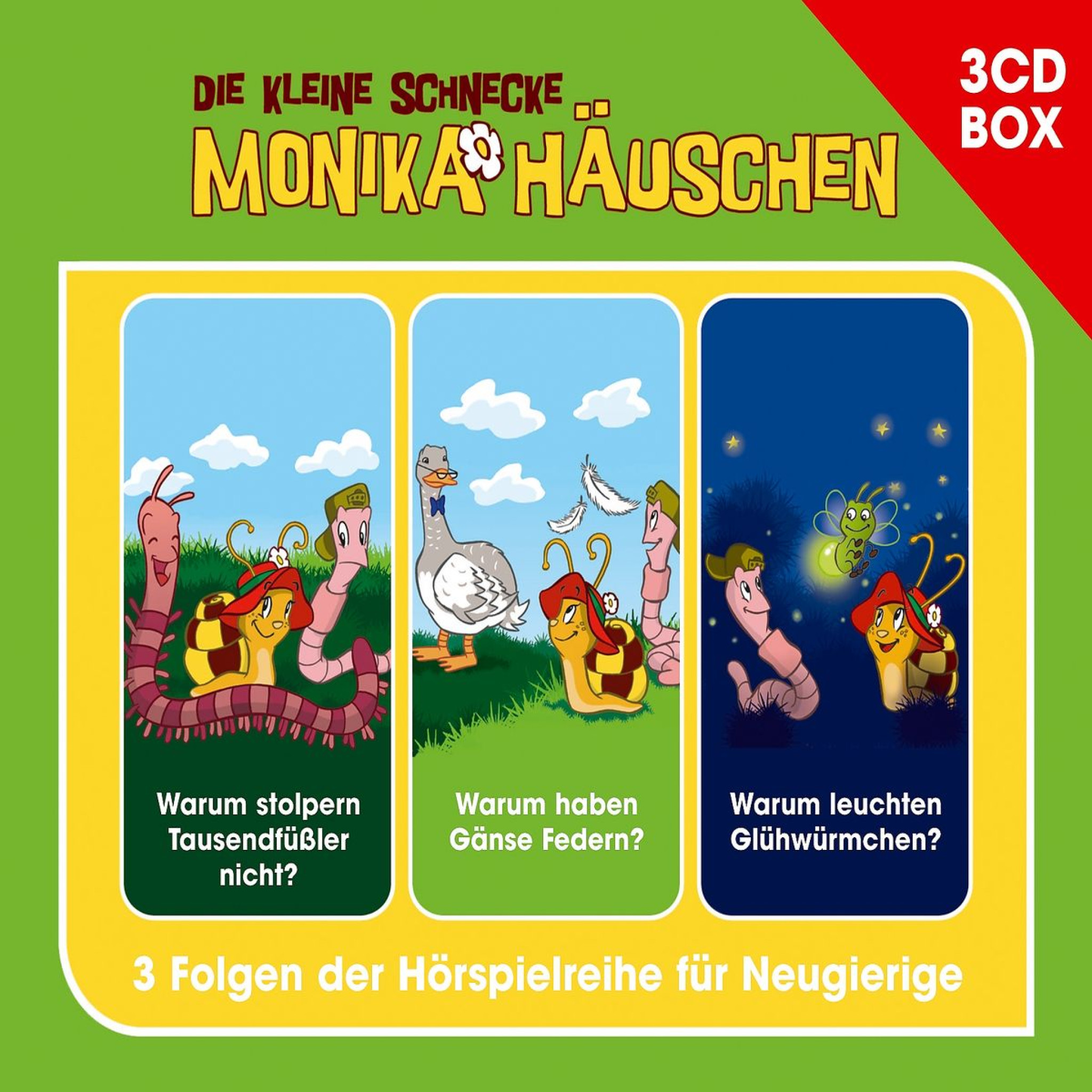 Monika Häuschen 3-CD Hörspielbox: Die kleine Schnecke Monika Häuschen