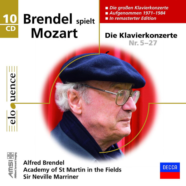 Klavierkonzerte 5-27: Brendel,Alfred/AMF/Marriner