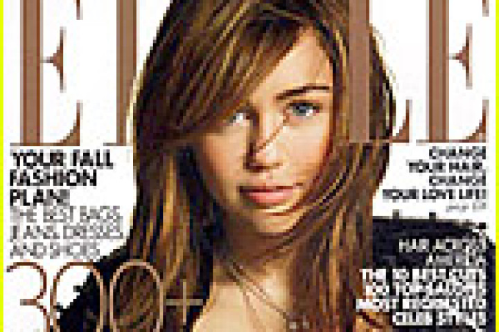 Miley Cyrus Elle 2009