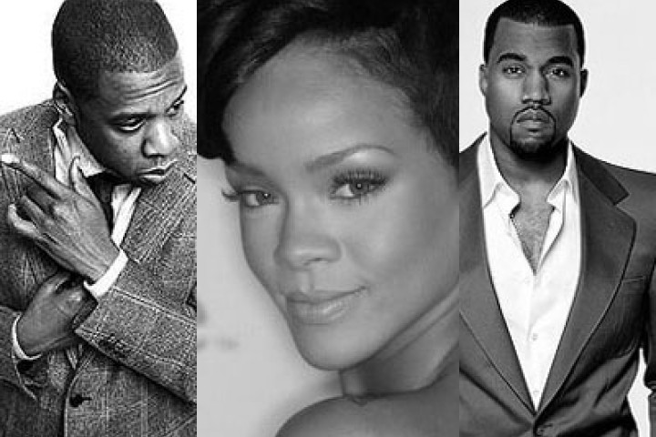 Jay-Z, Rihanna & Kanye West