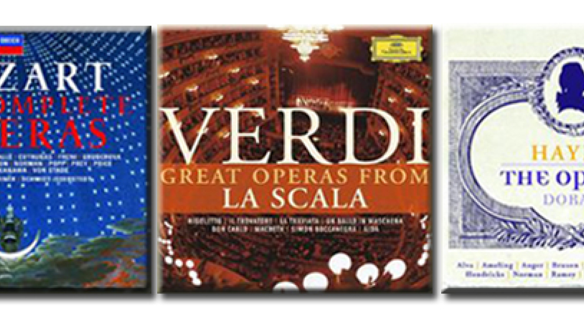 Opernboxen Mozart / Verdi / Haydn