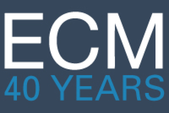 Logo 40 Jahre ECM (Edition of Contemporary Music) www.ecm40.de
