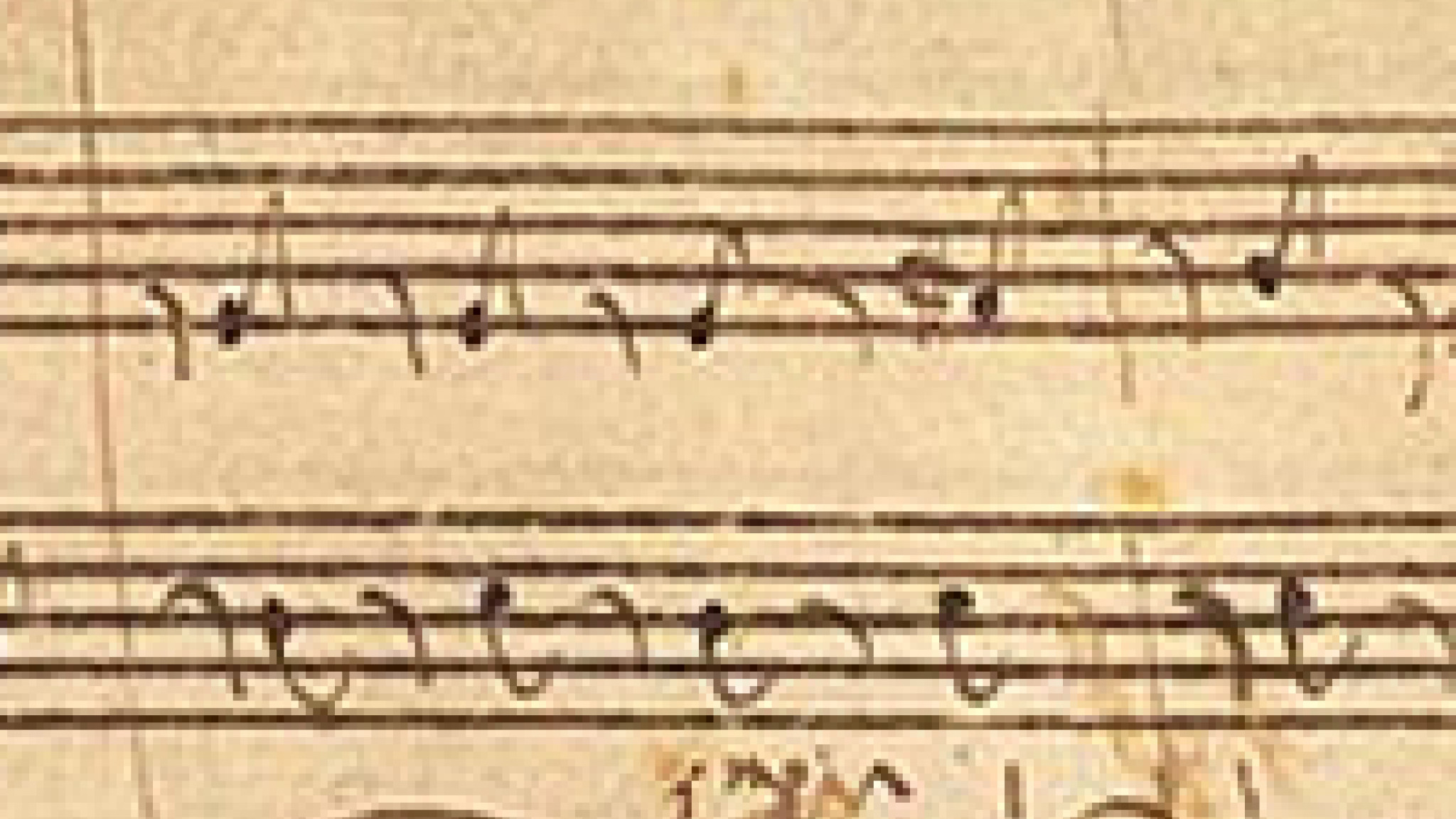 Mozart Notenschrift