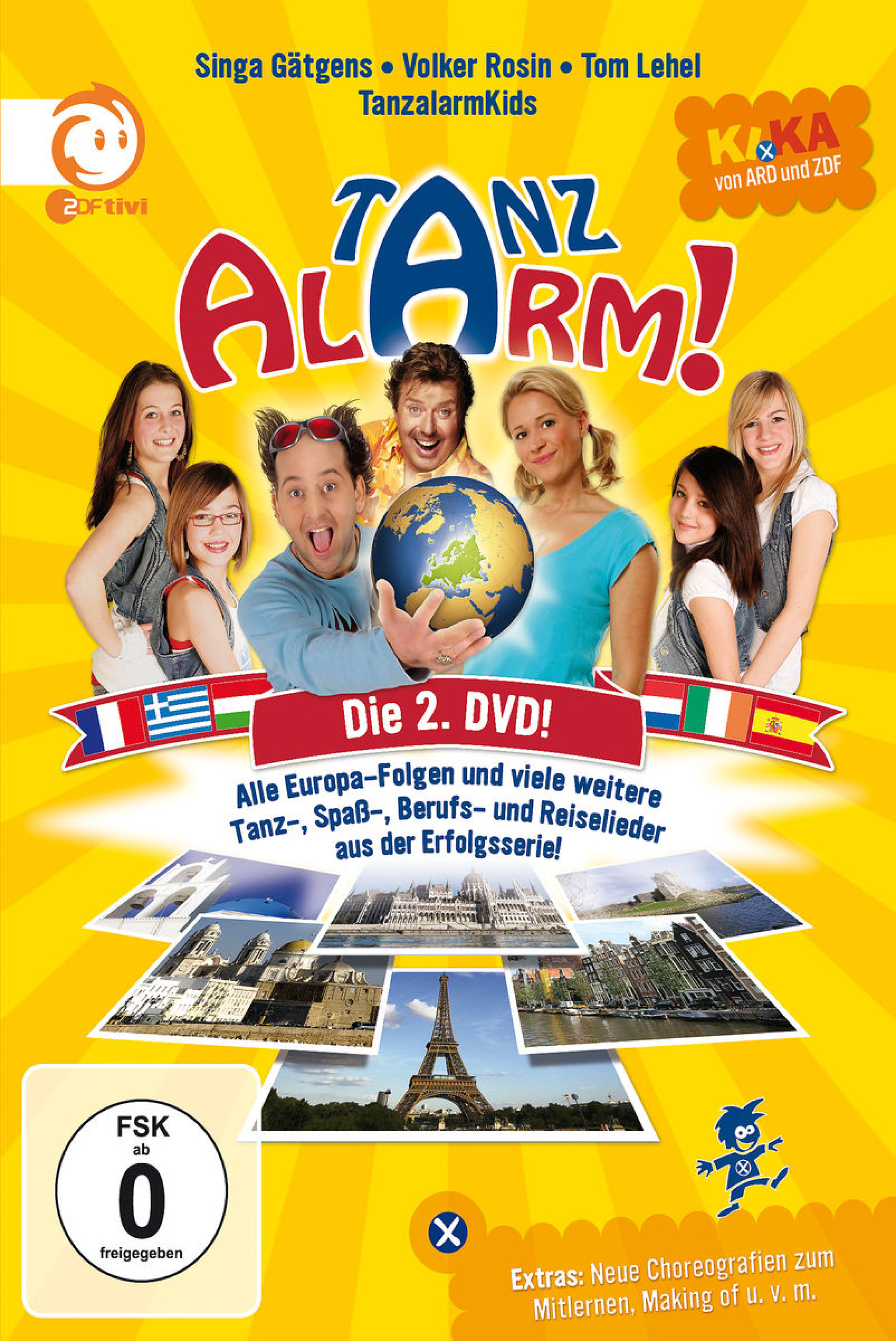 KI.KA Tanzalarm! Die 2.DVD! (Europatour u.v.m.): Lehel, Tom / Rosin, Volker / TanzalarmKids