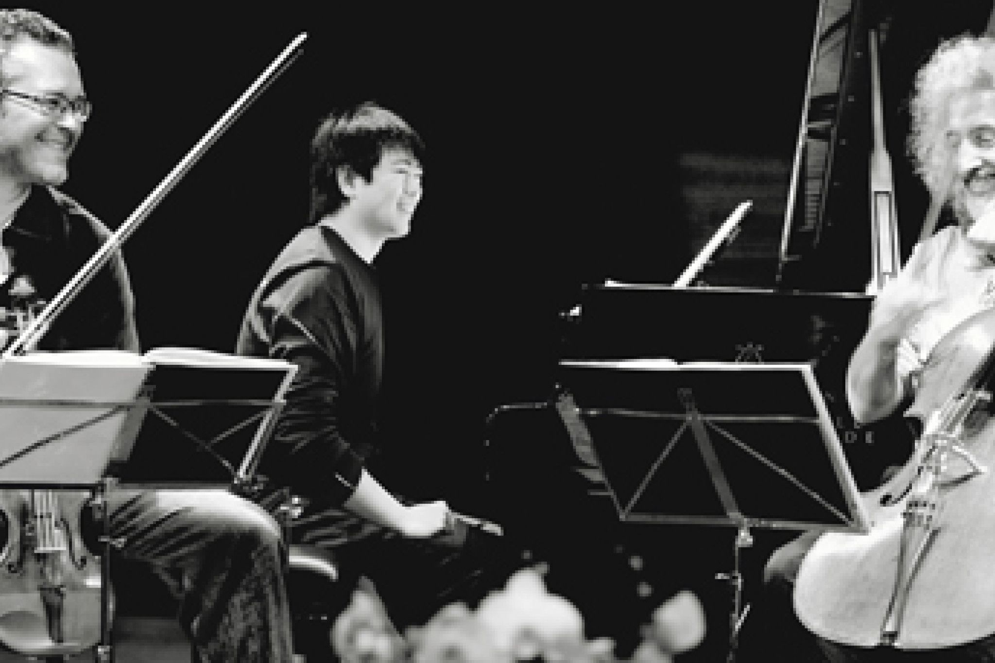 Vadim Repin, Lang Lang und Mischa Maisky © Olaf Heine / DG