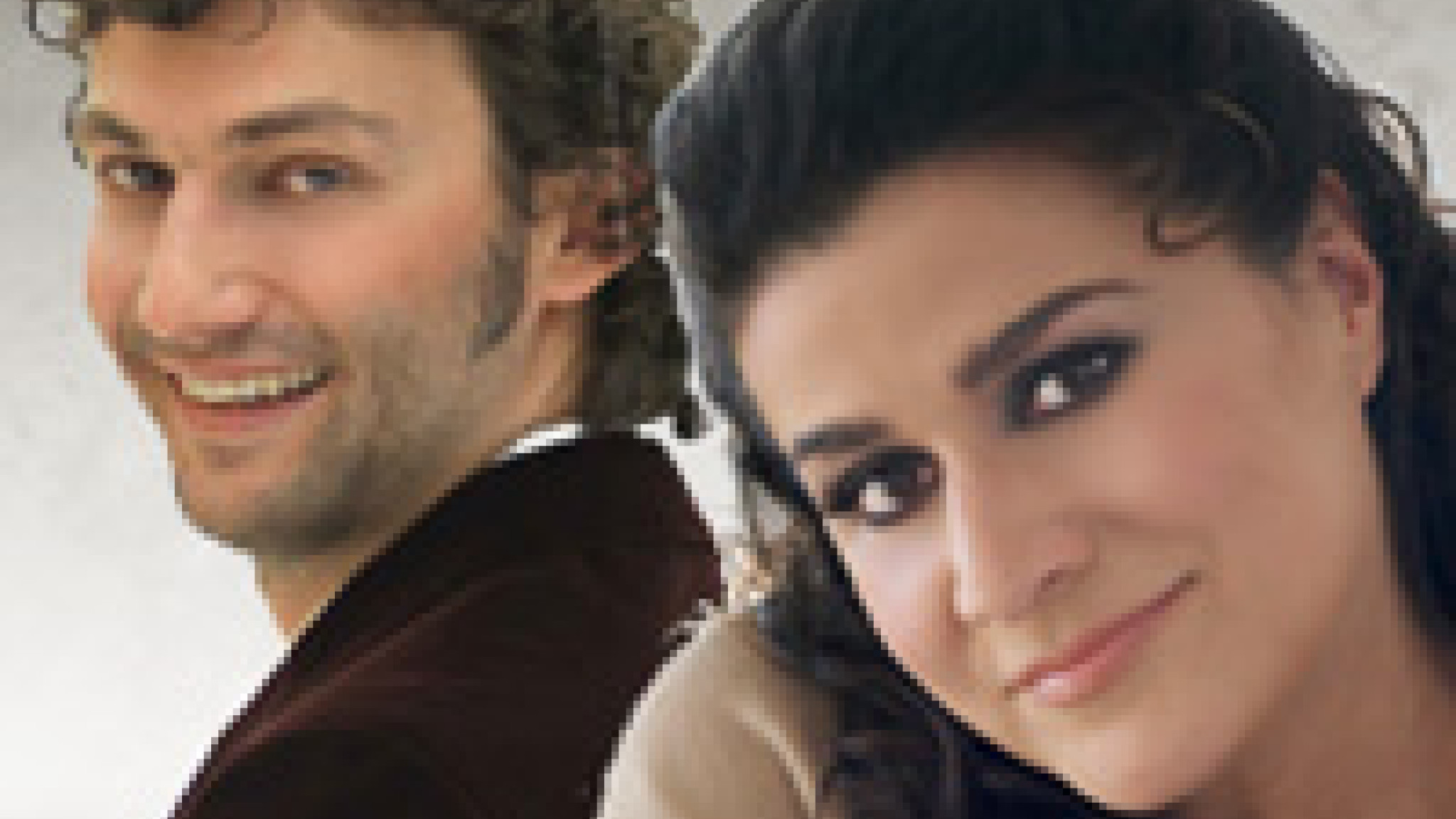 Jonas Kaufmann und Cecilia Bartolie Portrati Montage © Dietmar Scholz & Uli Weber