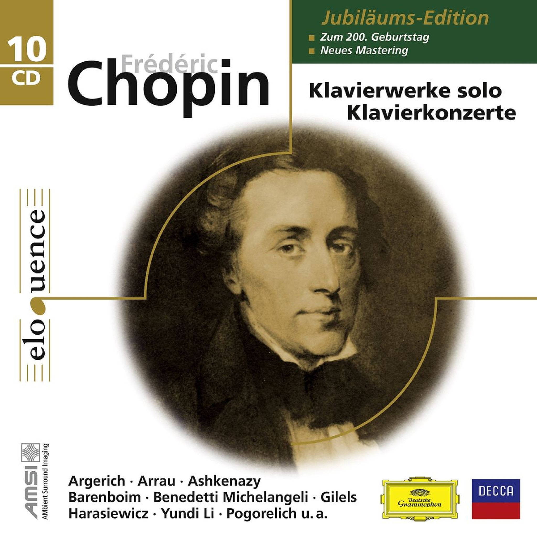 Klavierwerke solo/Klavierkonzerte Jubiläumsedition: Argerich,M./Arrau,C./Barenboim,D./Pogorelic