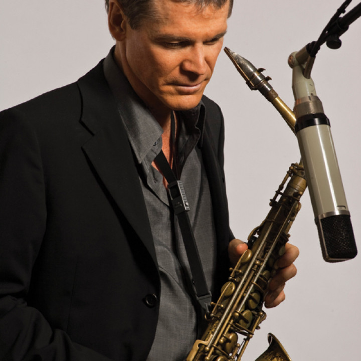 David Sanborn mit Saxophon 1