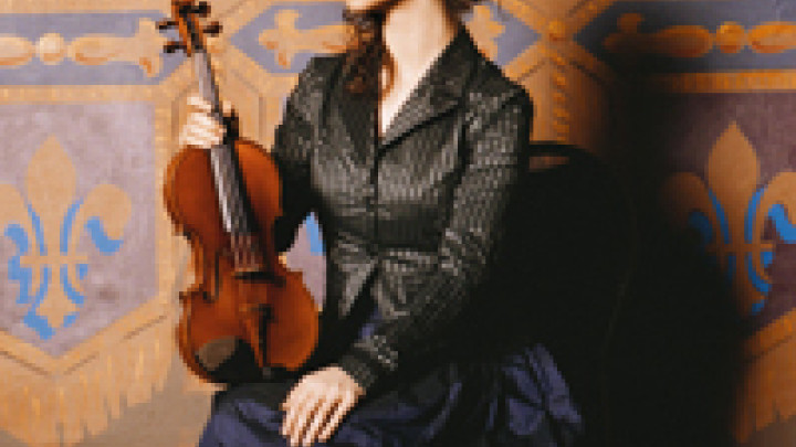 Hilary Hahn mit Geige, Montreal, Theatre Corona © Mathias Bothor