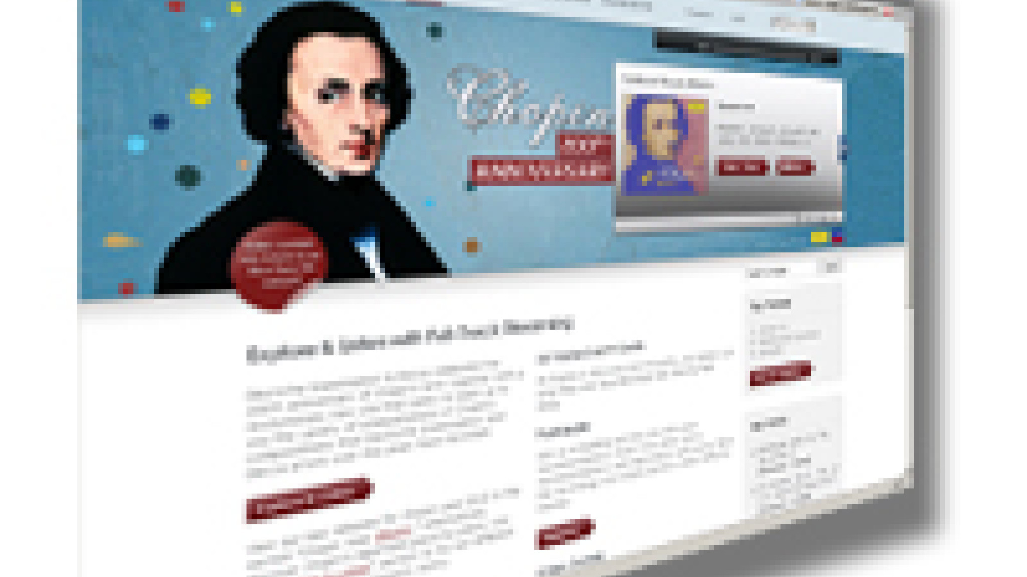 www.200chopin.com - Neue Website zu Frédéric Chopin