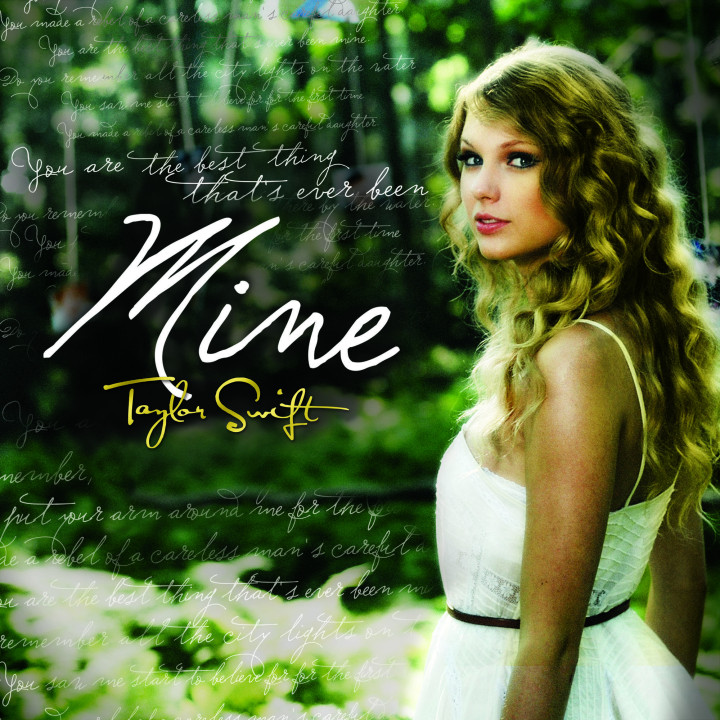 Taylor Swift Singlecover 2010 - MINE