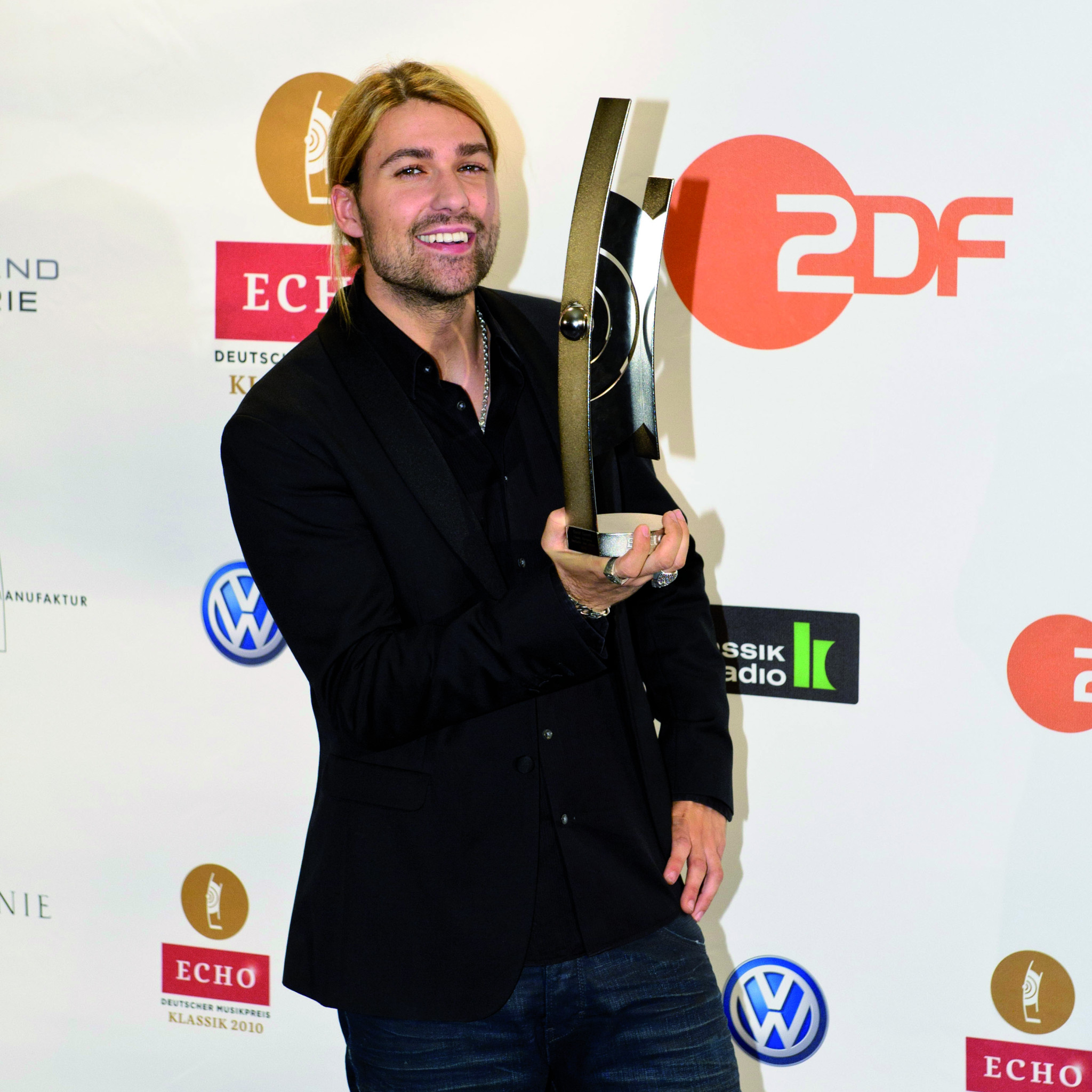 David Garrett mit dem ECHO Klassik 2010 © Stefan Höderath