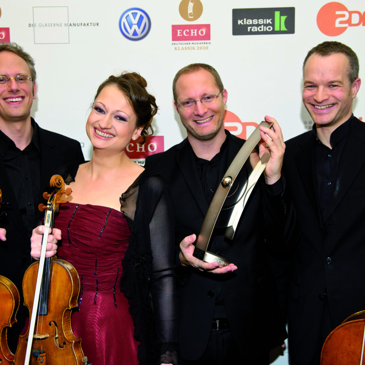 Das Fauré Quartett beim ECHO Klassik 2010 © Stefan Höderath