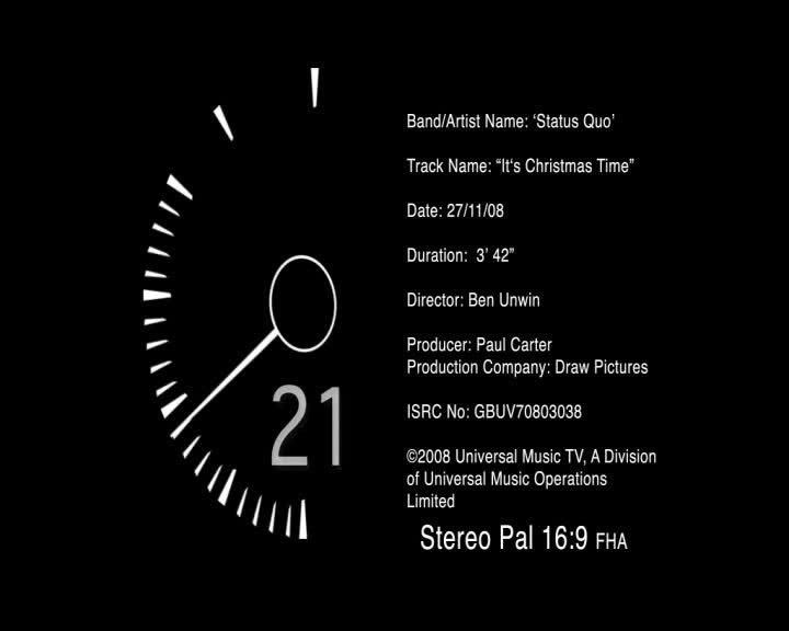 Status Quo Video It's Christmas Time