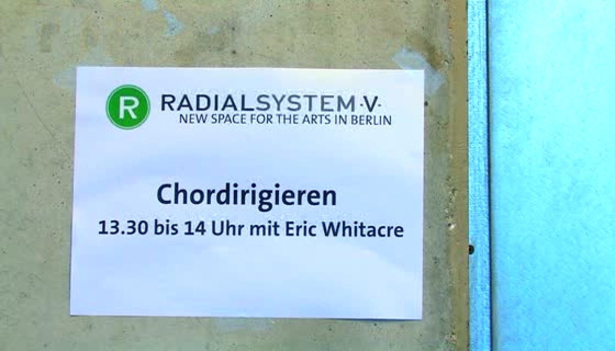 Eric Whitacre zu Gast im Berliner Radialsystem