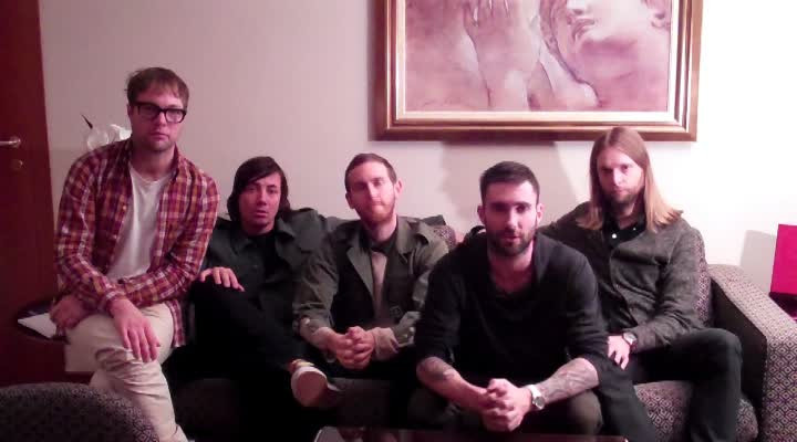 Maroon5 Videobotschaft