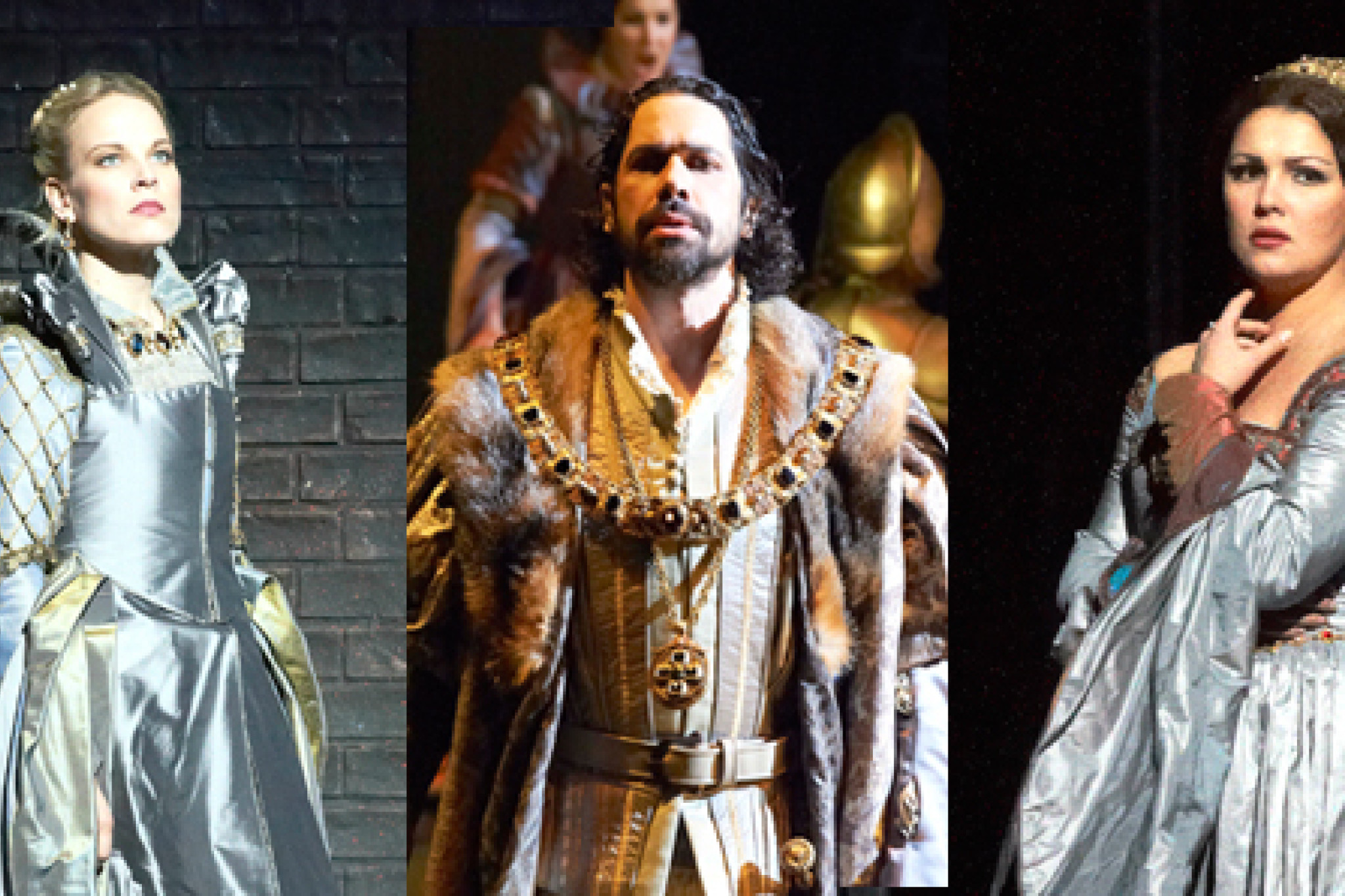 Elīna Garanča, Ildebbrando d’Arcangelo, Anna Netrebko © Wiener Staatsoper / Michael Pöhn