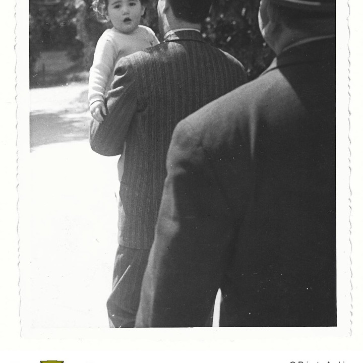 Martha Argerich ((with her father Juan Manuel, 2 October, 1942)