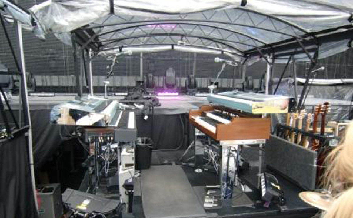 Bon Jovi Tour: Davids Arbeitsplatz