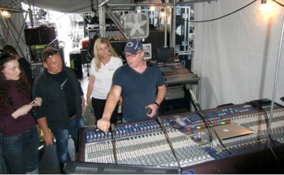 Bon Jovi Tour: Mike am Mischpult