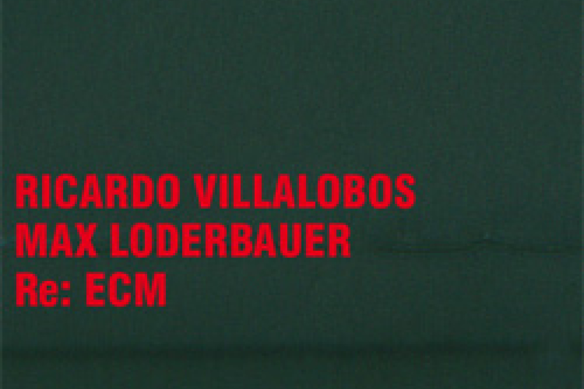 re:ecm im Berghain Berlin