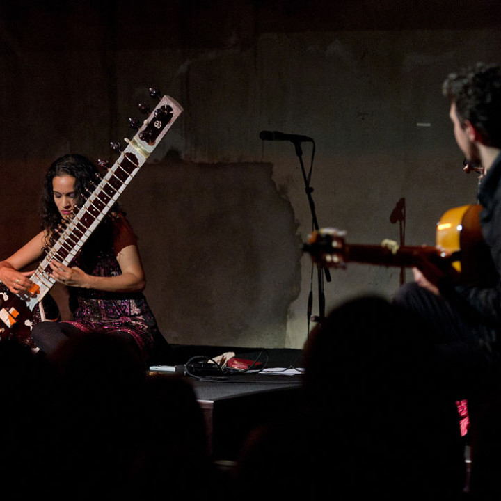 Anoushka Shankar live in der Yellow Lounge in Berlin 2011 c Stefan Hoederath