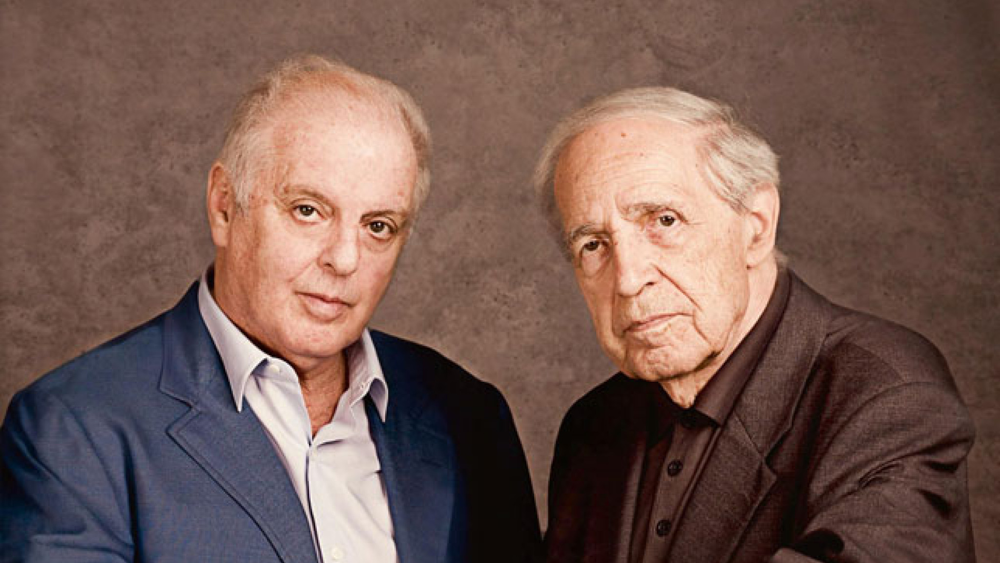 Daniel Barenboim und Pierre Boulez