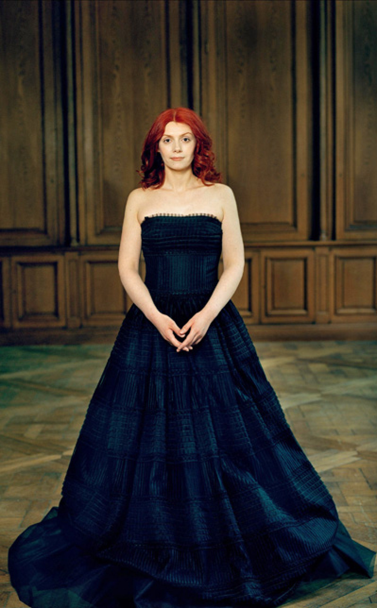 Patricia Petibon im Abendkleid