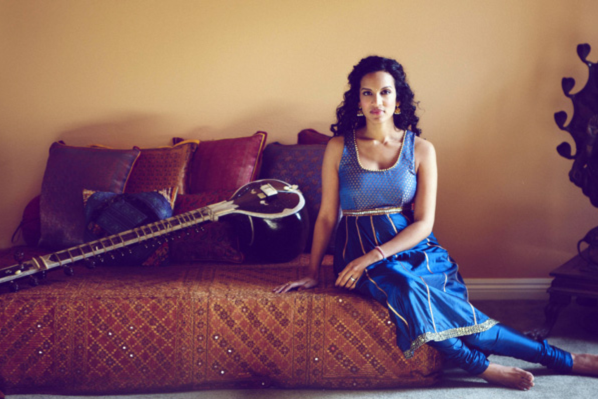 Anoushka Shankar mit Sitar c Harper Smith