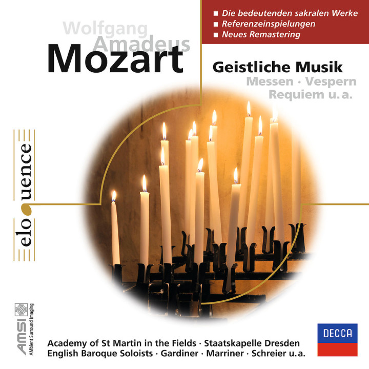 Wolfgang Amadeus Mozart: Geistliche Werke (ELO)