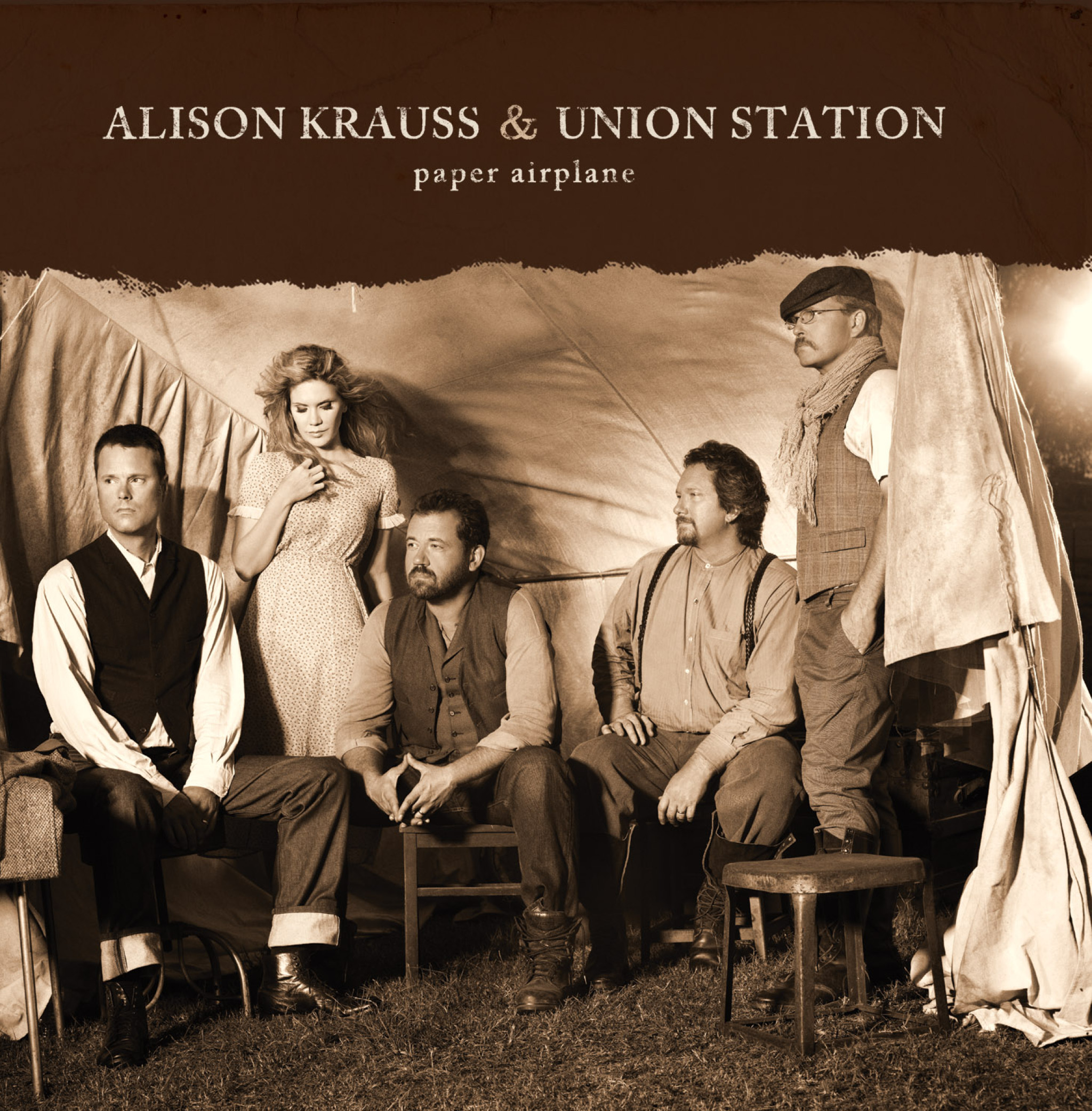 Alison Krauss Union Station Paper Airplane Cover