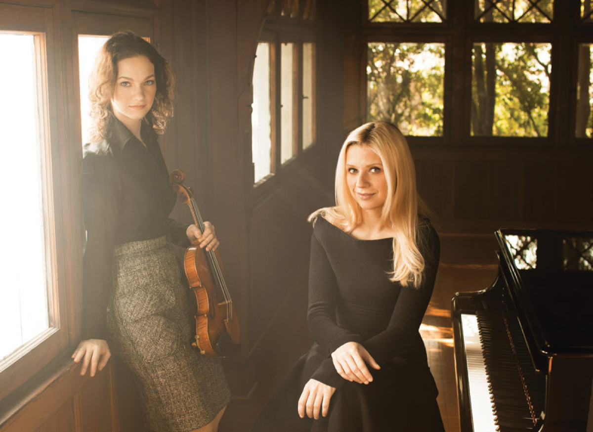 Hilary Hahn Valentina Lisitsa c Sam Jones