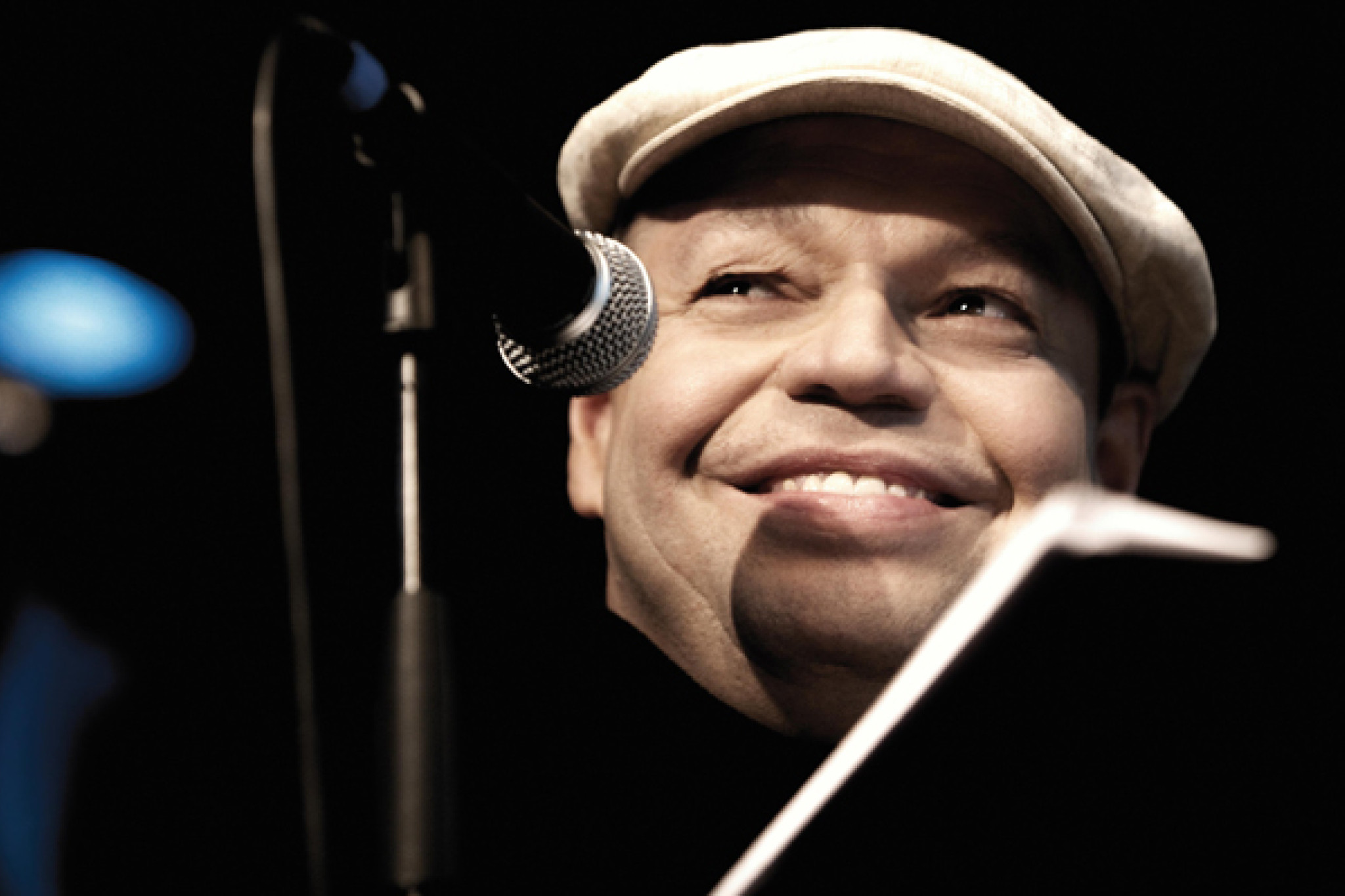 Thomas Quasthoff am Mikrofon