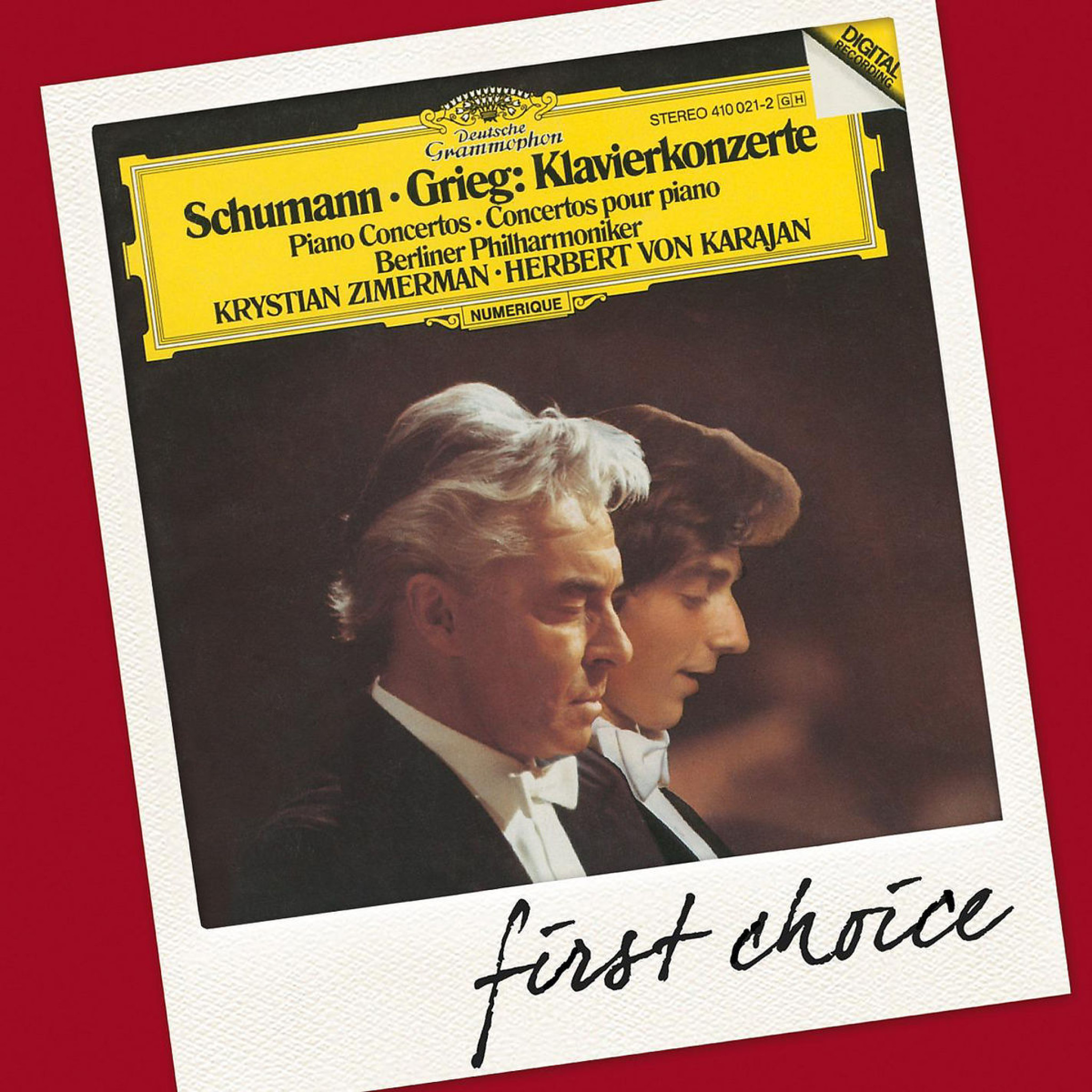 GRIEG, SCHUMANN Piano Concertos / Zimerman