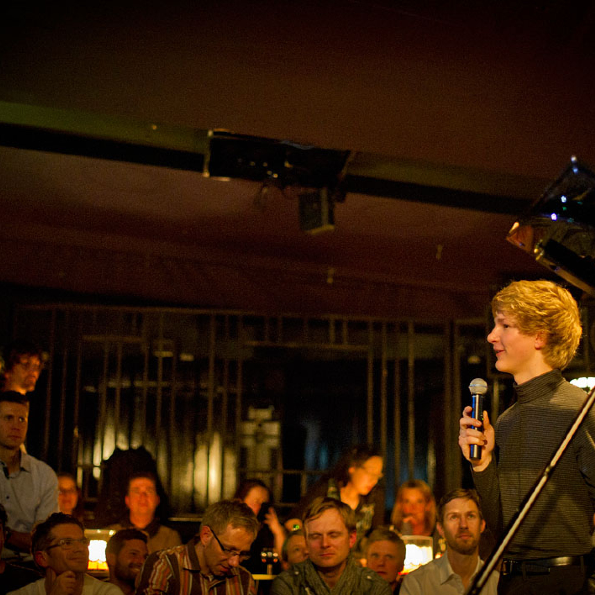 Yellow Lounge mit Jan Lisiecki @ Drayton Bar Berlin, 2012, c Stefan Hoederath