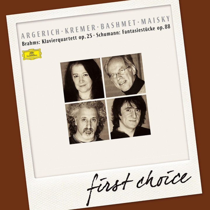 Klavierquartett 1 Op. 25/Fantasiestücke (FC): Argerich/Kremer/Bashmet/Maisky