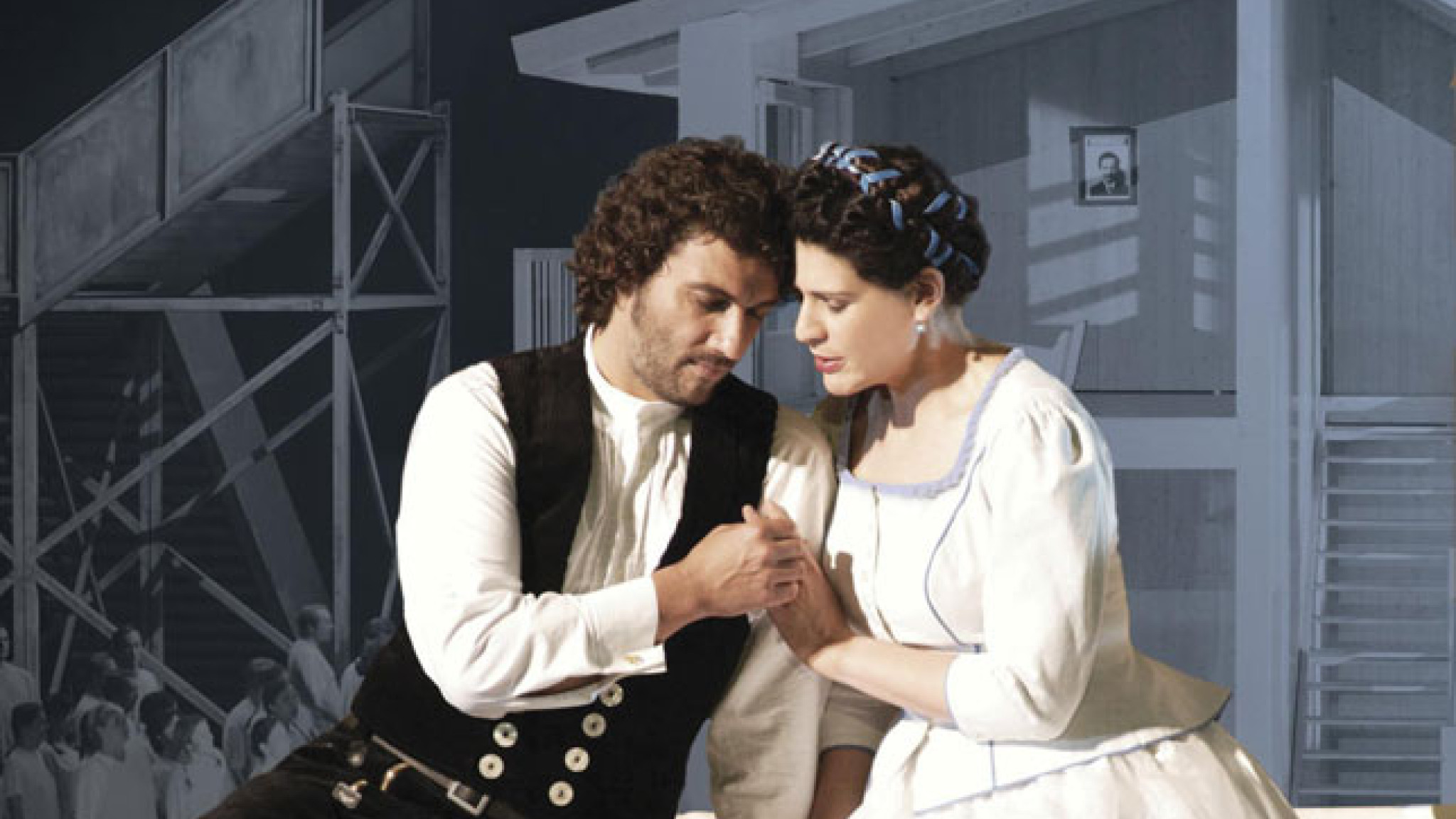 Jonas Kaufmann mit Anja Harteros, Wilfried Hösl