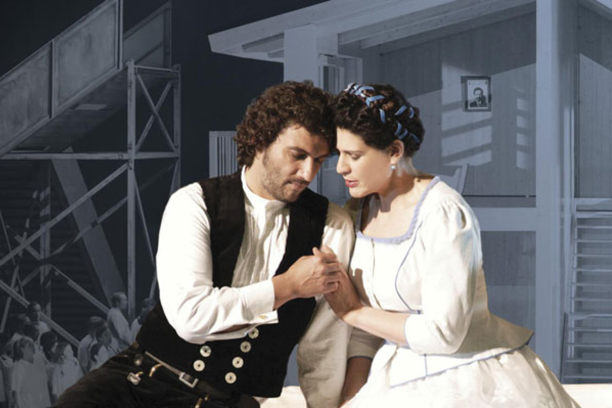 Jonas Kaufmann mit Anja Harteros, Wilfried Hösl