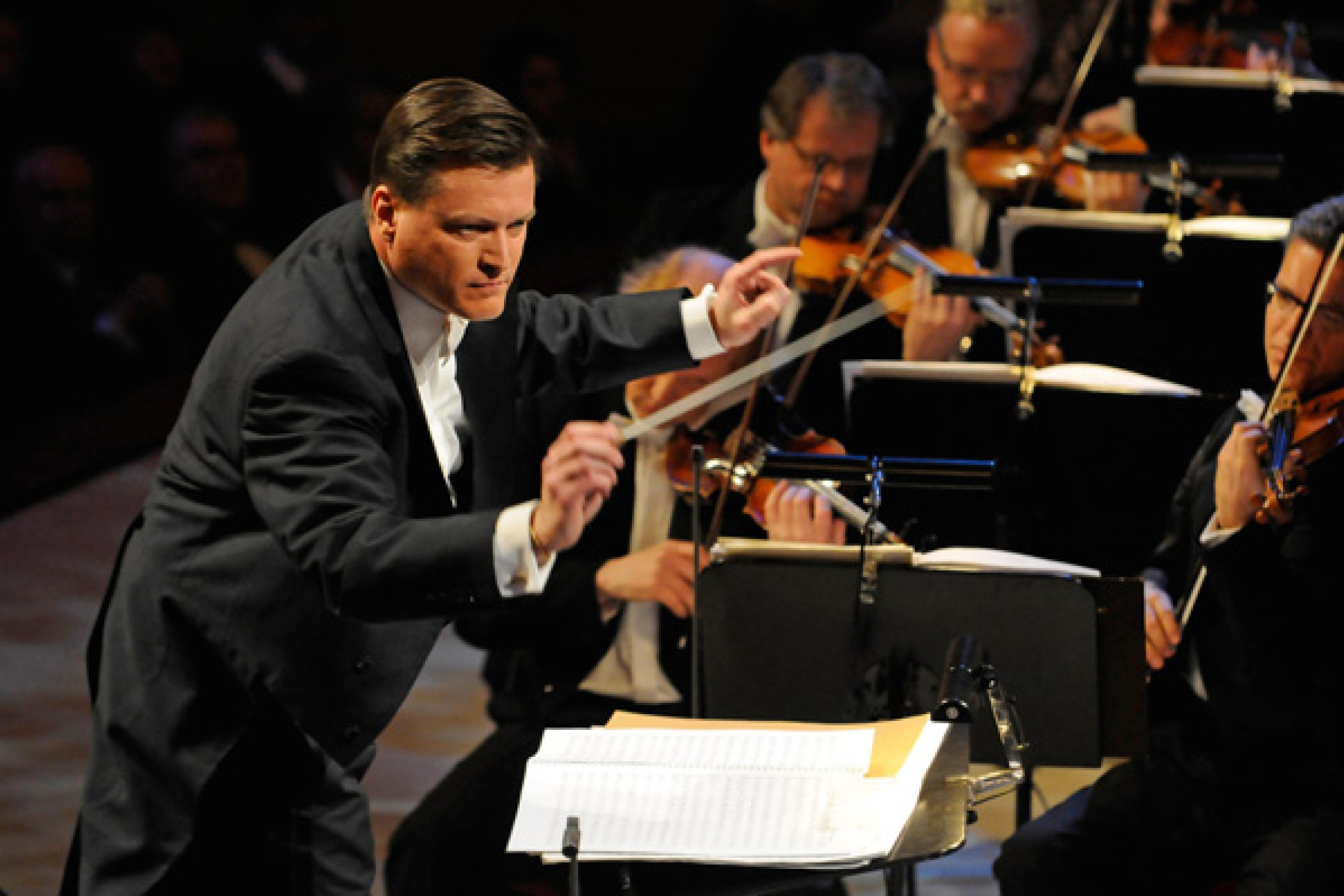 Dirigent Christian Thielemann und die Sächsische Staatskapelle Dresden