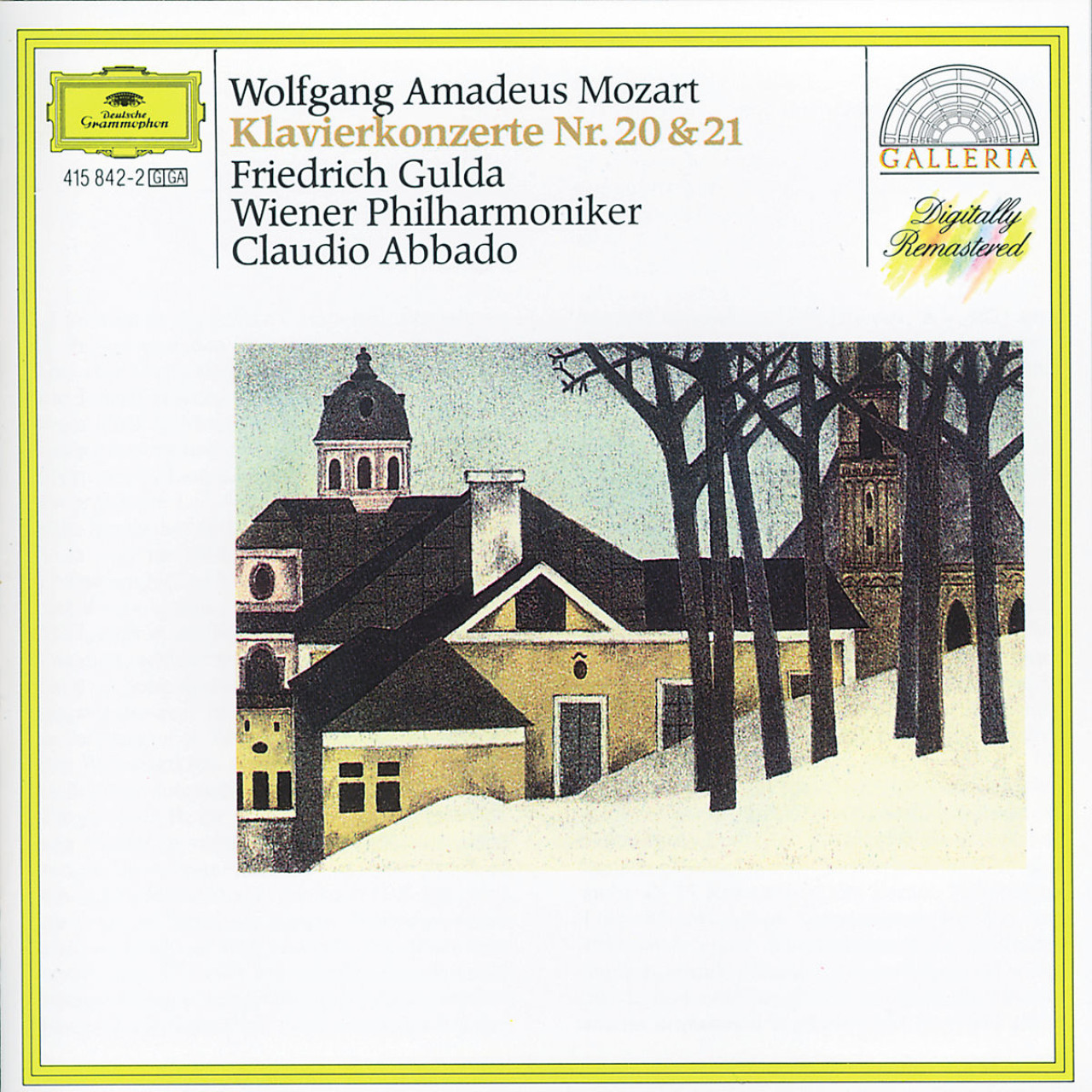 MOZART Piano Concertos No. 20 + 21 / Gulda, Abbado