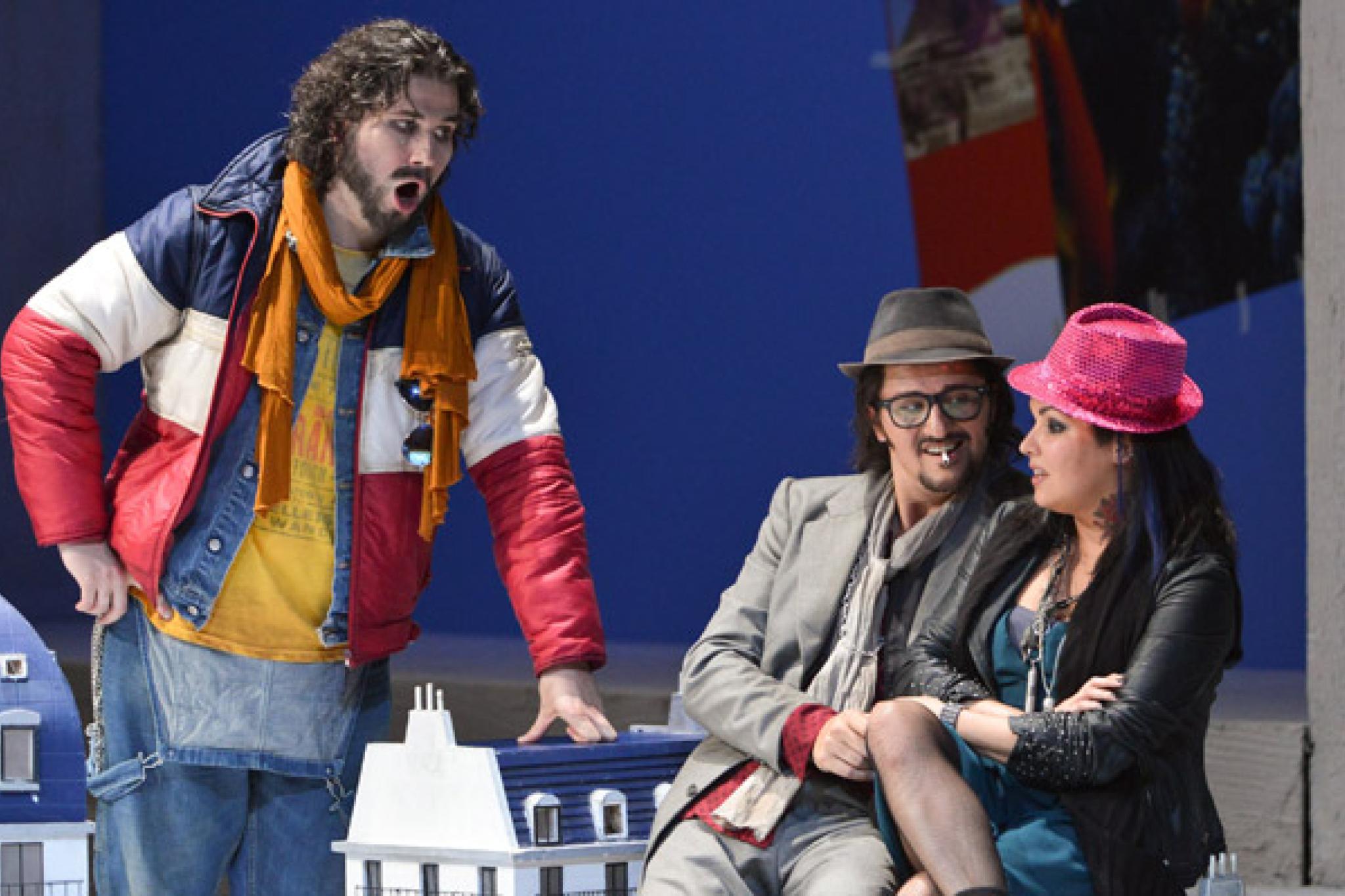 Piotr Beczala (Rodolfo) und Anna Netrebko (Mimì) in "La bohème"