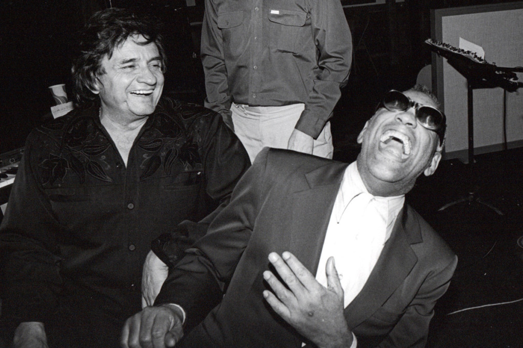 Ray Charles mit Johnny Cash
