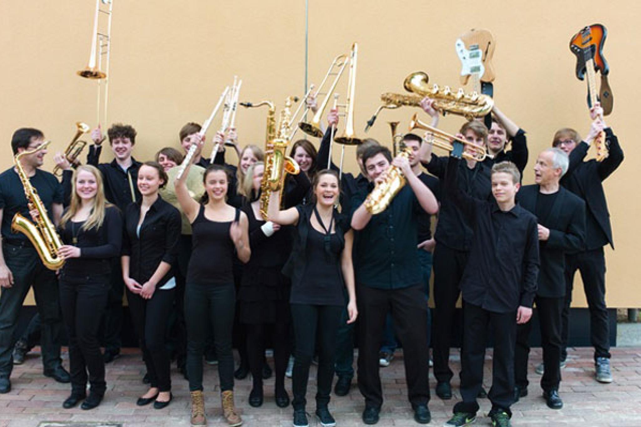 Das Curuba Jazzorchester beim "Jugend jazzt".