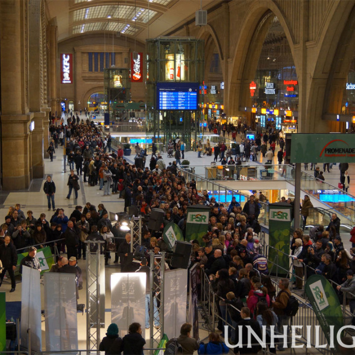 UNHEILIG Autogrammstunde am 25.02.12 Leipzig – es war der Wahnsinn!