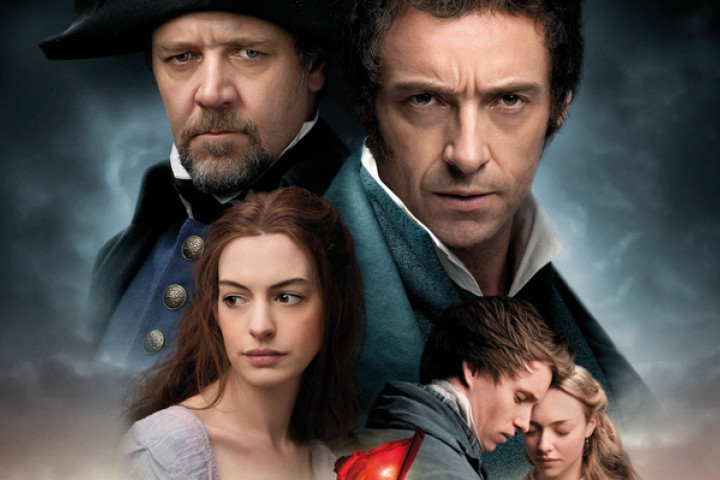 Les Misérables im Kino mit Anne Hathaway, Russell Crowe, Hugh Jackman, Sasha Baron Cohen, Helena Bonham Carter u.a.