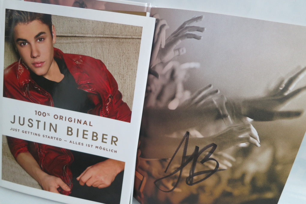 Gewinnt die handsignierte Justin Bieber Biografie "Just Getting Started"