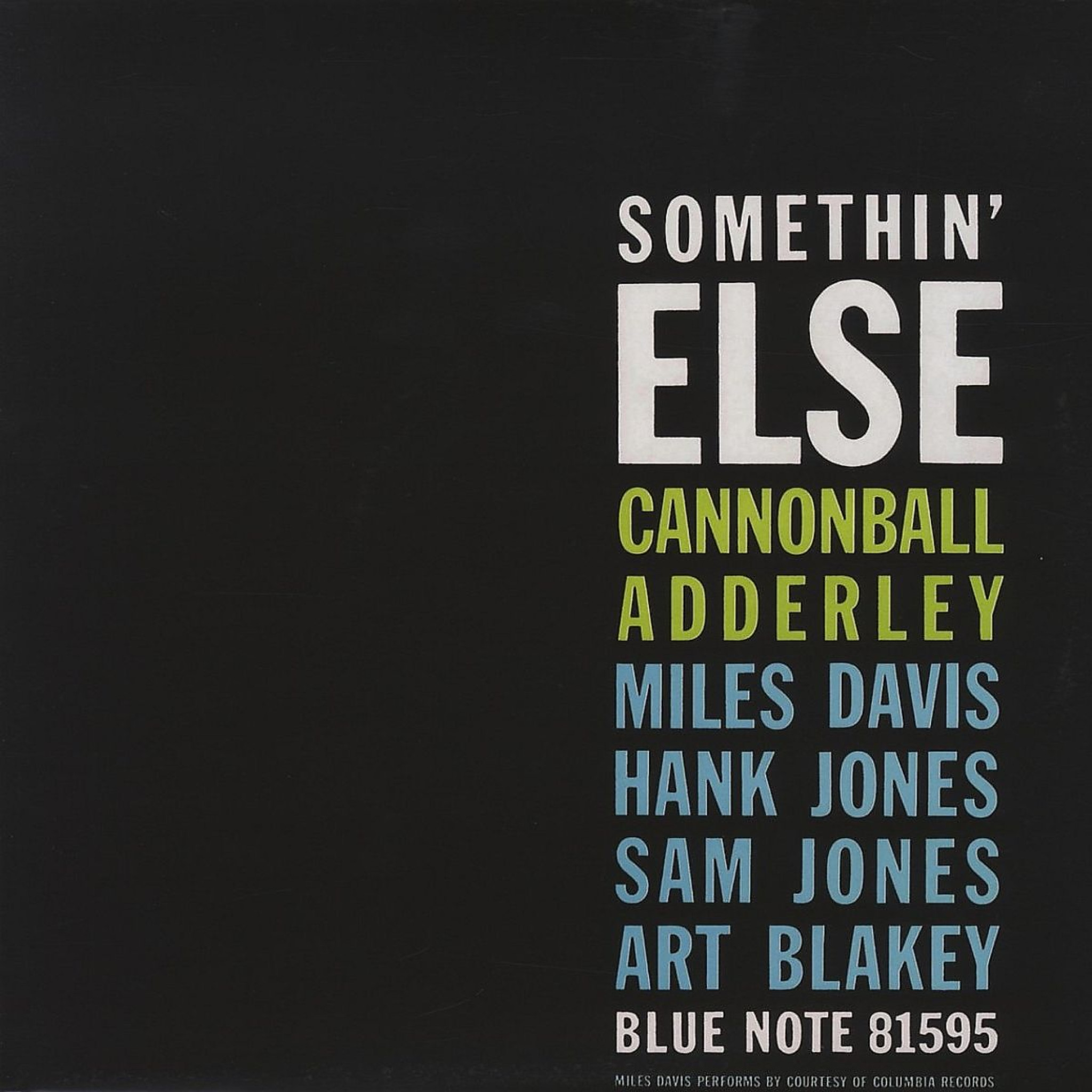 Somethin' Else: Adderley,Cannonball